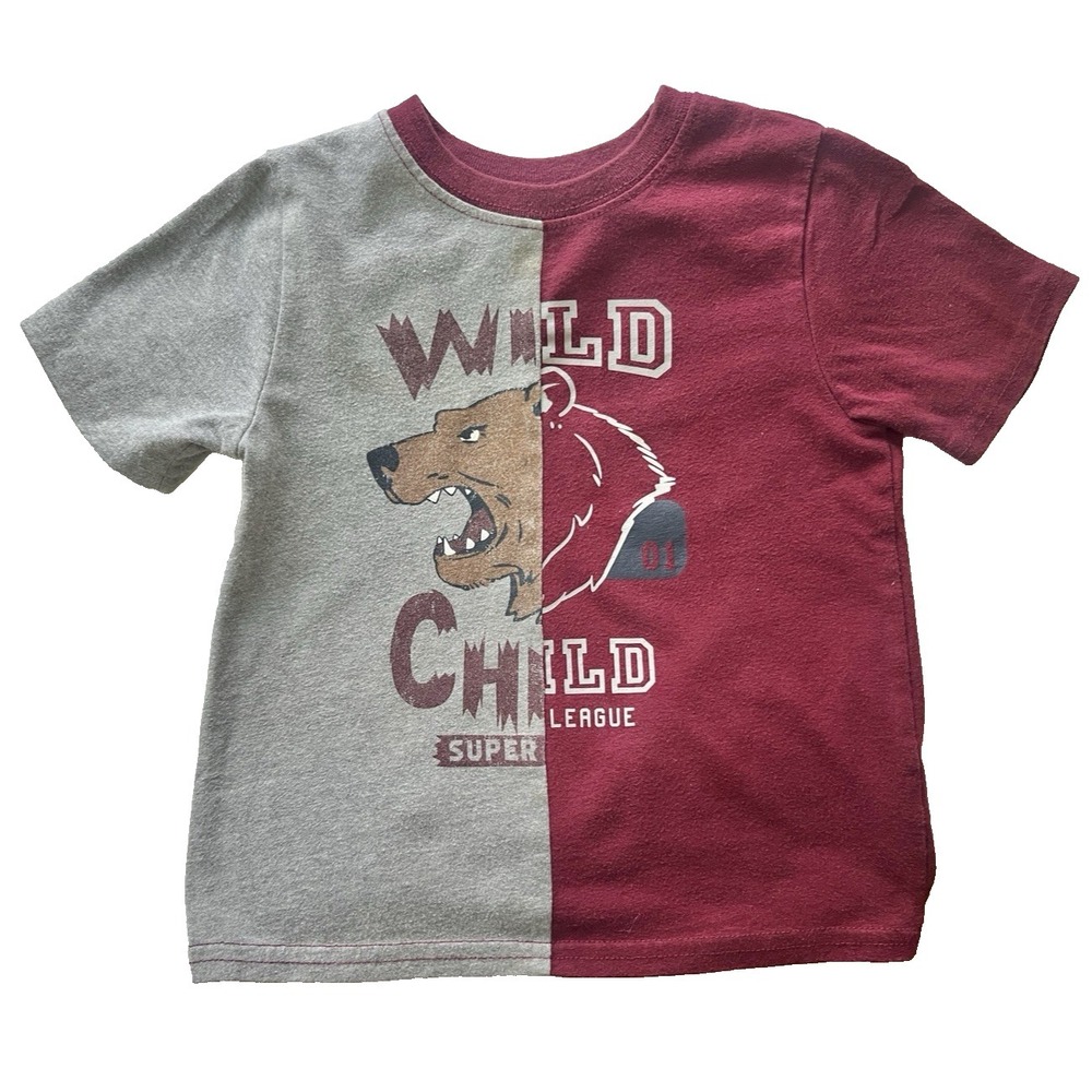 Wild Child Shirt 3T Tee Garanimals Top Casual Play Summer Baby Clothing